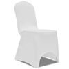 vidaXL Chair Cover Set of 30 White 90% Polyester, 10% elastane Universal