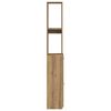 vidaXL Bathroom Cabinet Artisan Oak Engineered Wood Tall and Narrow
