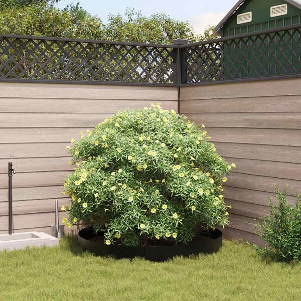 vidaXL Root Barrier Black 2.30 x 49.21 ft Polyethylene
