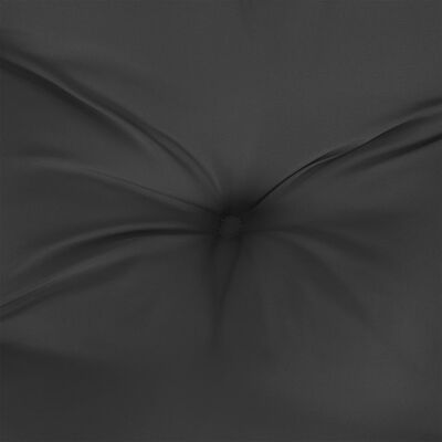 vidaXL Round Cushion Black Ø 39.4"x4.3" Oxford Fabric
