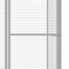 vidaXL Cat Cage 14.8&lsquo;x4.9&lsquo;x4.9&lsquo; Galvanized Steel