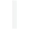 vidaXL Bookcase White Engineered Wood Standard Bookcase Rectangular
