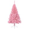 vidaXL Christmas Tree Pink PVC, steel Small Decorative Inlays