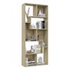 vidaXL Book Cabinet Sonoma oak Engineered wood Medium Book Cabinet