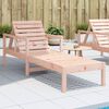 vidaXL Sun Lounger Natural wood Solid Douglas wood Medium