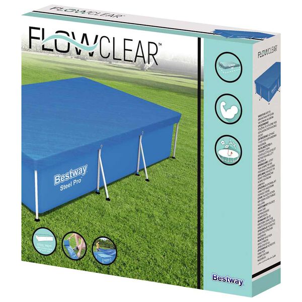Bestway Pool Cover Blue Polyethylene Extra Large Water-resistant