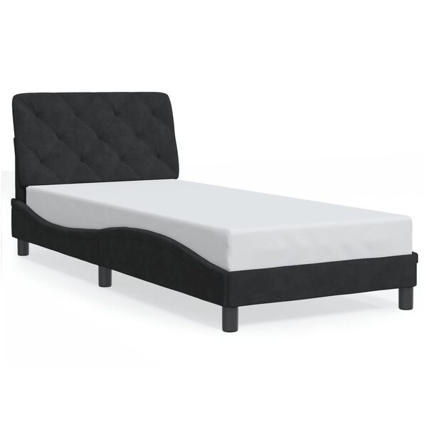 vidaXL Bed Frame Black