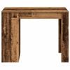 vidaXL Desk Old Wood Engineered Wood Medium Desk Rectangular Modern