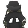 vidaXL Gaming Chair Black and Camouflage