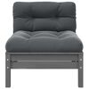 vidaXL Garden Lounge Set Set of 3 Grey and Anthracite