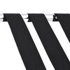 vidaXL Luggage Rack Black and Silver 22.0x15.7x19.3"