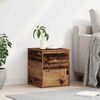 vidaXL Storage Box Old Wood 15.75 x 16.54 x 18.11 in Engineered Wood