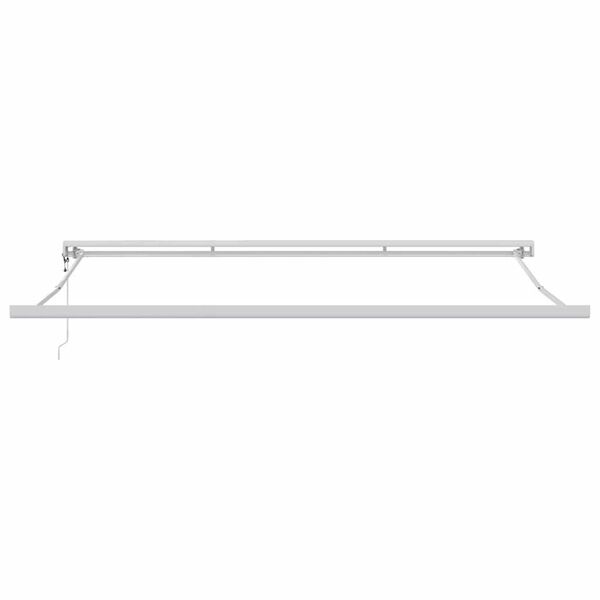 vidaXL Awning Frame White 177.17 x 118.11 in Aluminium