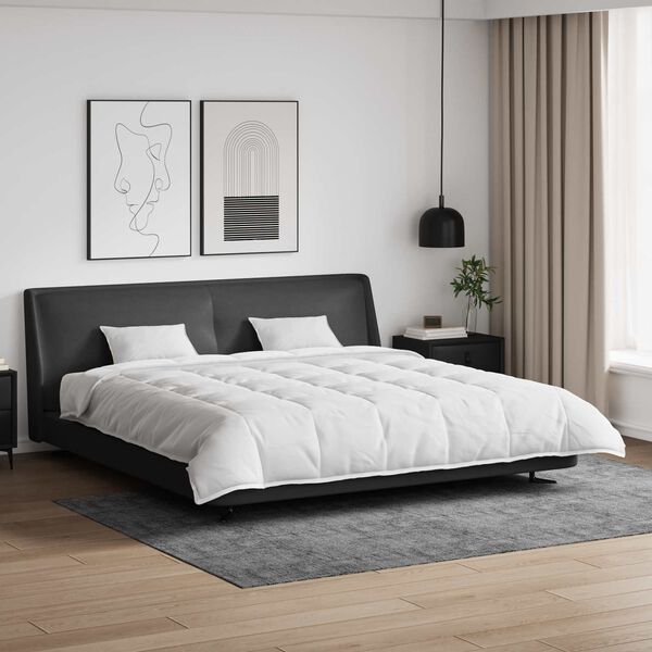 vidaXL Duvet Set with Pillow 3 pcs White Down Feather