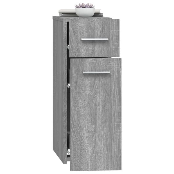 vidaXL Apothecary Cabinet Grey Sonoma Engineered wood Single