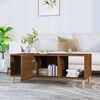 vidaXL Coffee Table Brown Oak Engineered Wood Standard Coffee Table