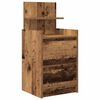 vidaXL Bedside Cabinet Old wood Engineered wood Medium Bedside Cabinet