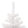 vidaXL Swirl Christmas Tree White PVC 4.9 feet Christmas Tree Spiral