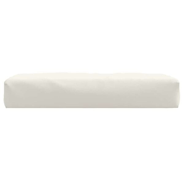 vidaXL Pallet Cushion Melange Cream 100% Polyester 24x24 in