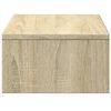 vidaXL Monitor Stand with Drawers Sonoma Oak 19.7x10.6x5.9" Engineered Wood