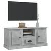vidaXL TV Cabinet Concrete grey Engineered wood 39.4 in TV Cabinet