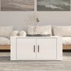 vidaXL Coffee Table High gloss white Engineered wood