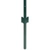 vidaXL Euro Fence Steel 65.6x3.9' Green