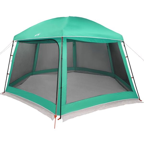 vidaXL Pool Tent with Removable Fly & Mesh Walls Sea Green 201.6x180.3"