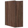 vidaXL Narrow Bathroom Cupboard Brown oak Engineered wood Slim