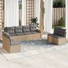 vidaXL Garden Sofa Set Beige