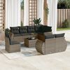vidaXL Garden Sofa Set Grey