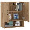 vidaXL Wall Cabinet Artisan oak Engineered wood 23.6x12.2x27.6 in