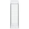 vidaXL Gabion Basket Silver Galvanized iron 39.4 x 19.7 x 63.0 in