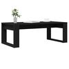 vidaXL Coffee Table Black oak 102 x 50 x 35 cm Engineered wood