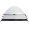 vidaXL Camping Tent Dome 2-Person White Blackout Fabric Waterproof