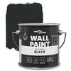 vidaXL Wall Paint Black 6.50 x 6.50 x 6.26 in Wall Print
