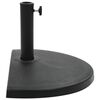 vidaXL Parasol Base Black Polyresin Standard Heavy Weight Support