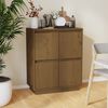 vidaXL Sideboard Honey brown Solid pine wood, MDF Medium Sideboard
