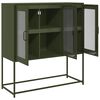 vidaXL Sideboard Olive green Cold-rolled steel Medium