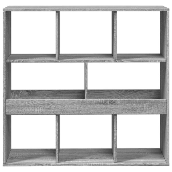 vidaXL Room Divider Grey Sonoma Engineered Wood Medium Room Divider