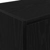 vidaXL Garage Wall Cabinet Black Engineered Wood