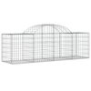 vidaXL Gabion Basket Set of 18 Silver Galvanized iron
