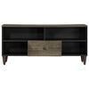 vidaXL TV Cabinet Black with light grey finish