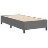 vidaXL Bed Frame Light gray 35.4" x 74.8" Corduroy fabric
