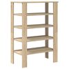 vidaXL Shoe Rack Sonoma Oak Engineered Wood Compact Shoe Rack
