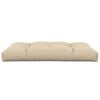 vidaXL Pallet Cushion Beige 47.2"x31.5"x4.7" Fabric
