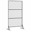 vidaXL Privacy Screen Grey 39.37 x 19.69 x 70.87 in Steel