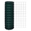 vidaXL Euro Fence Steel 82.0x5.6' Green