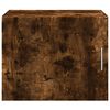 vidaXL Wall Cabinet Smoked Oak Engineered Wood Medium Wall Cabinet