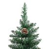 vidaXL Christmas Tree Green PVC 82.7 in Decorative Inlays